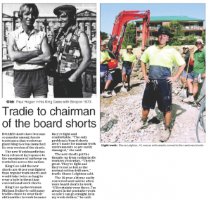 Chairman of the board shorts