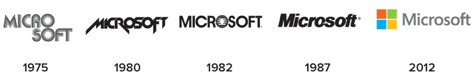 Microsoft Logo History Microsoft Logo History